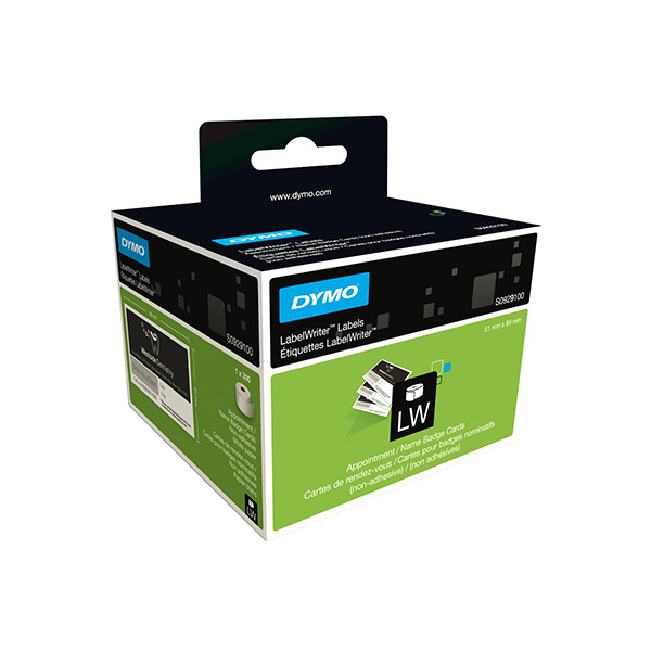 DYMO® Appointment Card 51mm x 89mm / 300 per Roll